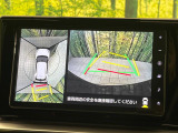【パノラミックビューモニター】専用のカメラにより、上から見下ろしたような視点で360度クルマの周囲を確認することができます☆死角部分も確認しやすく、狭い場所での切り返しや駐車もスムーズに行えます。