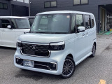 元デモカー、プレミアムサンライトホワイトのN-BOXカスタムターボ入庫しました!