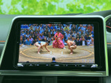 停車中に楽しめるTV機能。長距離移動や休憩時間に、エンターテイメントを満喫できます。移動時間を有効活用できます。