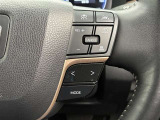 前方の車との車間を設定し、スピードを上げたり緩めたりを自動で行ってくれる追尾式の「レーダークルーズ」。上級装備の一つです!高級車にしかつかない嬉しい機能です。