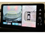 純正のマルチビューカメラが装備されています!上から見下ろしたような視界のカメラが駐車をサポートします!