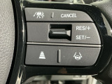 クルーズコントロールを装備しています。高速道路などで一定の速度で走ってくれるので運転が楽ですよ!速度を設定できますので、スピードの出しすぎにも注意できます。