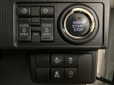 キーの差し込みが不要なプッシュボタンスタートです!その他のスイッチ類も集約されていて扱いやすいですよ♪