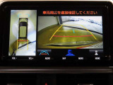 車両を上から見たような映像を映し出すパノラミックビューモニター付きです。