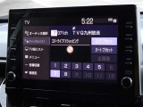 地デジ対応、フルセグデジタルTV放送が視聴できます。