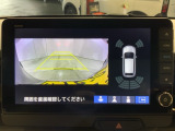 リアカメラ付で、後方をナビ画面で確認。車庫入れも安心です。もちろん、バックギアと連動しています。