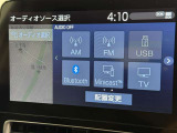 お気に入りの曲をBluetoothで再生できます♪ ドライブがさらに楽しくなりますよ♪