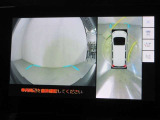 パノラミックビューモニター付きです。車両を上から見たような映像をディスプレイオーディオ画面に表示。運転席からの目視だけでは見にくい、車両周辺の状況をリアルタイムでしっかり確認できます。
