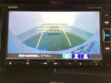 バックでの車庫入れも安心です!リアカメラが付いているバックモニター付のナビを装備しております。操作線もついており距離感も画面から確認できます。