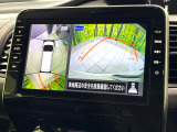 【アラウンドビューモニター】専用のカメラにより、上から見下ろしたような視点で360度クルマの周囲を確認することができます☆死角部分も確認しやすく、狭い場所での切り返しや駐車もスムーズに行えます。