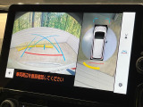 【パノラミックビューモニター】専用のカメラにより、上から見下ろしたような視点で360度クルマの周囲を確認することができます☆死角部分も確認しやすく、狭い場所での切り返しや駐車もスムーズに行えます。