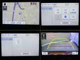 ナビ、メニュー画面、バックモニターの画像です。