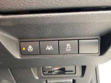 【運転席右下】ステアリングヒーター・ハンドル支援・横滑り防止OFF、各スイッチ 下にはETC