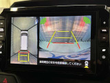 【パノラミックビューモニター】真上から見下ろしたような視点で確認できるバックカメラ搭載!死角も見やすく駐車もラクラクです!