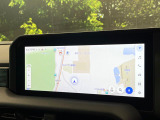 【12.3インチワイドナビ】高級感とインパクトのある大型ワイドナビを装備。各種オーディオ操作はもちろん、横長ワイド画面でのマップ2分割表示など、利便性も高いナビです♪