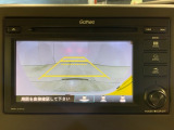 リアカメラ付で、後方を画面で確認。車庫入れも安心です。もちろん、バックギアと連動しています。