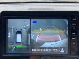 アラウンドビューモニター付です。上から丸見え、車庫入れも安心!
