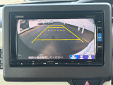 バックカメラも付いています! 運転が不慣れな方でも安心して駐車が可能です!