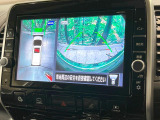 【アラウンドビューモニター】専用のカメラにより、上から見下ろしたような視点で360度クルマの周囲を確認することができます☆死角部分も確認しやすく、狭い場所での切り返しや駐車もスムーズに行えます。