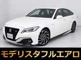 ★トヨタ クラウンHV 2.5RS★★禁煙車★セーフティPKG★HUD★BSM★★モデリスタエアロ★ロクサーニ18AW★★プリクラッシュ★レーダークルーズ★★クリアランスソナー★シートヒーター★