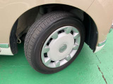 タイヤサイズは155/65R14スチールホイル、キャップ付き!(夏タイヤ装着)冬タイヤ、ホイール注文も承っております☆