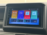 社外ディスプレイオーディオ搭載ラジオ再生のほかスマートフォンと Bluetooth接続による曲再生も可能です!