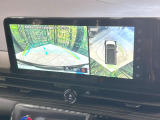 【アラウンドビューモニター】専用のカメラにより、上から見下ろしたような視点で360度クルマの周囲を確認することができます☆死角部分も確認しやすく、狭い場所での切り返しや駐車もスムーズに行えます。