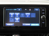 オーディオのソース画面です。AM・FMラジオ、CD再生、フルセグTV、Bluetoothオーディオ機能付き