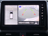 車の上から見下ろしたような360度見えるアラウンドビューモニター搭載してます!狭い駐車場や暗い場所でも安心して駐車出来ます!