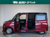 両側パワースライドドア付きだから、狭い駐車スペースなどでの 乗り降りラクラク!小さなお子さまのいるご家庭には嬉しい装備。