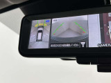 ルームミラーにクリヤーなカメラ映像で後方視界サポート!車両周囲安全確認にも役立つ、アラウンドビューモニター映像 スマート・ルームミラー装備!