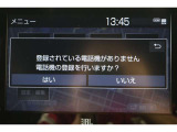 Bluetooth機能搭載。車とスマホやiPhoneをペアリングしておけばハンズフリー電話はもちろん、スマホやiPhone内の音楽を車のスピーカーで流すこともできますよ。