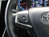 左右のステアリングスイッチで、運転中でも様々な操作、情報を確認できます。