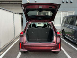 バックドアは大きく開きます。定員乗車時でも十分広いラゲッジスペースを確保しています。