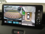 ★マルチビューカメラシステム★ギヤをRに入れるとナビの画面には上空から見下ろし感覚の映像がドライバーをアシスト★