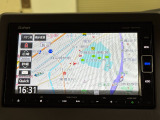 メーカーオプションホンダ純正ナビが装着されています。