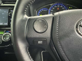 ステアリングスイッチ装備!運転しながら手元でオーディオの操作などができます。