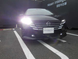 LEDヘッドライトです。夜道でも明るいですよ。