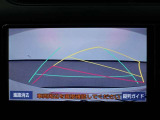 バックモニターで、後方を確認しながら安心して駐車することができます。運転初心者も熟練者も必須の機能ですよ!