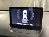 バックカメラは付いていませんが、リバースと連動して「リアパーキングセンサー」が起動します。