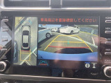 パノラミックビューモニター付きです。後ろだけではなく、前後左右を確認しながら駐車ができます。