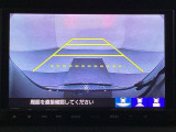 バックでの車庫入れも安心です!リアカメラが付いているバックモニター付のナビを装備しております。操作線もついており距離感も画面から確認できます。