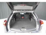 シートを倒せばかなりの大容量ラゲッジスペースです。