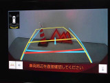 バックガイドモニターを装備しています、車庫入れもラクラクです。