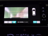 バックカメラの画像です。ガイドラインがスムースな車庫入れをサポートいたします。車庫入れの安心感がアップしますね。