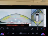 パノラミックビューモニター。車両を真上から見たような映像をディスプレイに表示します。