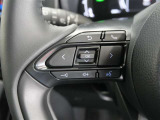 ステアリングスイッチ付き。前方から目を離すことなく操作することが可能です