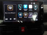 ディスプレイオーディオを装備。スマホとクルマをつなぐことで、これまでのナビに加えて、いろんなサービスが楽しめます。