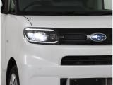 白く明るい光で夜間走行の安心感を高めるLEDヘッドランプです。