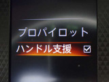 【ハンドル支援】カメラを使用し左右のレーンマーカーを検出。車線中央を走行するようにハンドルを制御し支援します!注意!ハンドル支援は、車速や車間距離制御機能と組み合わせて利用可能になるものです。